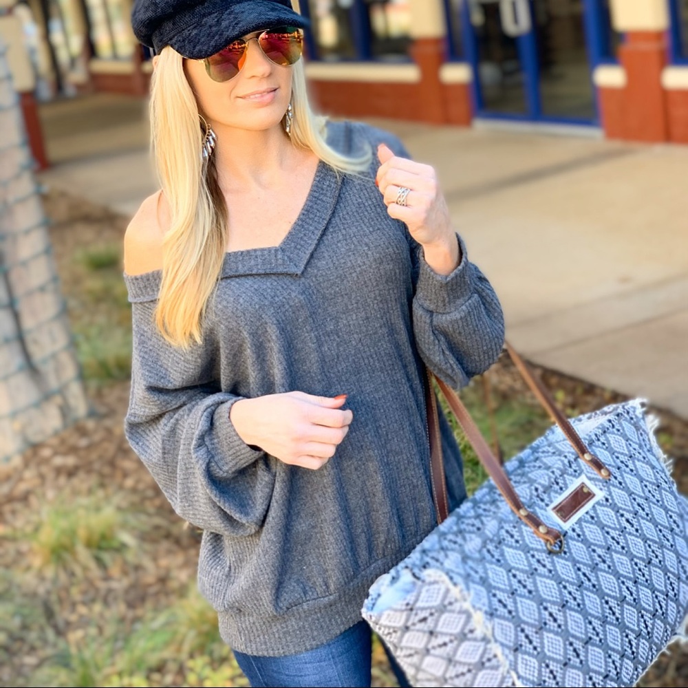 Achromatic weekender bag - Picture 3 of 7